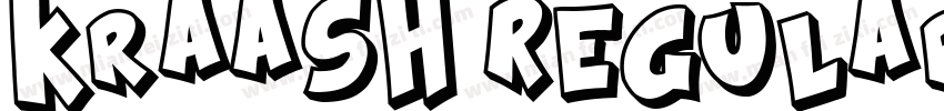 Kraash Regular字体转换